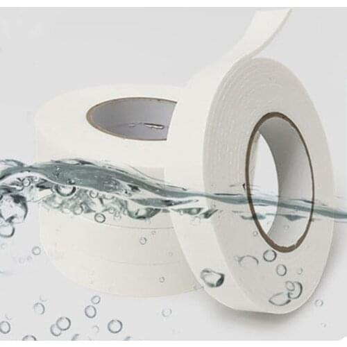 White Sponge Strong Adhesive Double Sided Foam Tape Waterproof 2mm Thickness 4m 5m Length For Mounting Fixing Pad Sticky