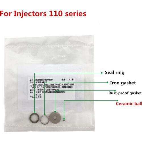 Free shipping and good price! 10pcs common rail injector repair kit F00VC99002 with 1.5mm Ceramic ball for injector repair kit