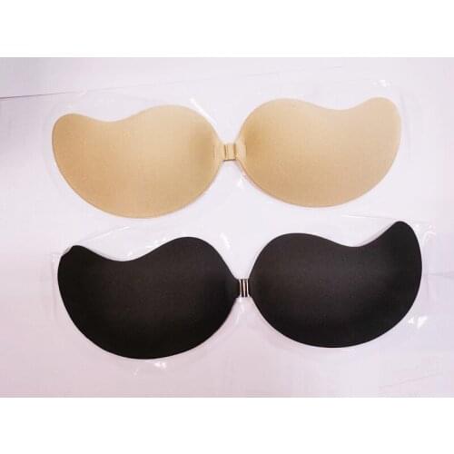 Sexy Wireless Stick On Lingerie Push Up Bra Self Adhesive Strapless Front Closure Gel Invisible Silicone Women Bras