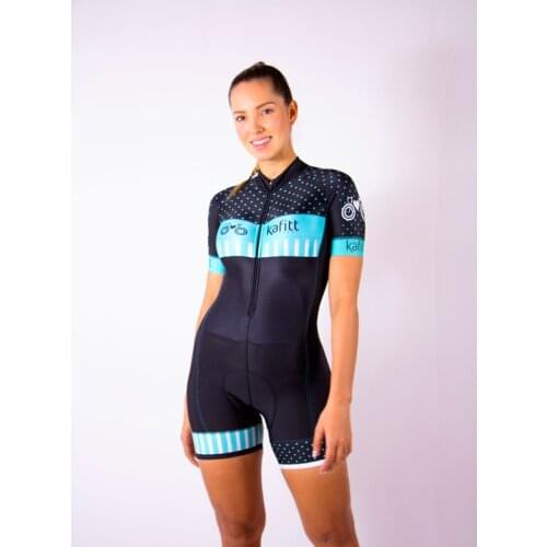 Kafitt professional Womens Triathlon clothes Cycling Jersey Sets Skinsuit Maillot Ropa Ciclismo Bicycle Jersey bike Jumpsuit