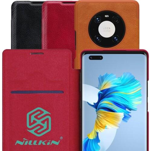 Nillkin Qin Book Flip Leather Case For Huawei Mate 40 Pro Wallet Coque Capinha
