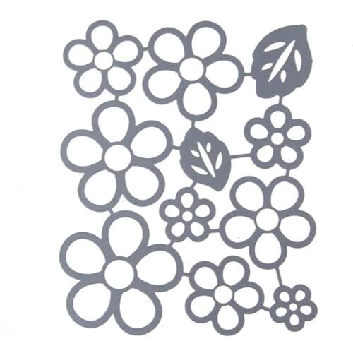 P15D Five Leaf Flower Metal Cutting Dies Stencil Scrapbooking DIY Album Stamp Paper Card Embossing Decor Craft