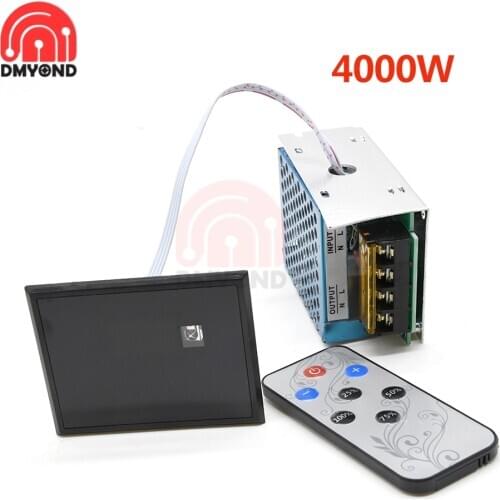 4KW 4000W 220V AC SCR Voltage Regulator Power Regulator Dimmer Speed Controller with Electronic Digital Display Intelligent