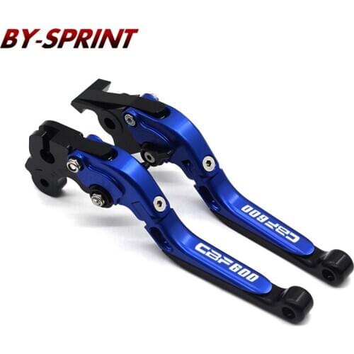 For Honda CBF600 SA CBF 600 cbf600 2004-2008 Motorcycle CNC Brake Clutch Levers Adjustable Folding Extendable With Logo CBF600