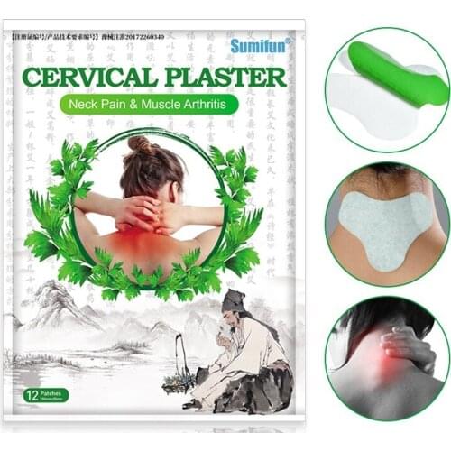 Cervical Sticker Chinese Mugwort Paste 12pcs/Bag * 3 Bags Free Shipping