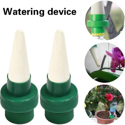 4pcs Garden Plant Waterer Ceramic Plastic Automatic Drip Watering System Irrigation Equipment Tool for Plant Watering Device