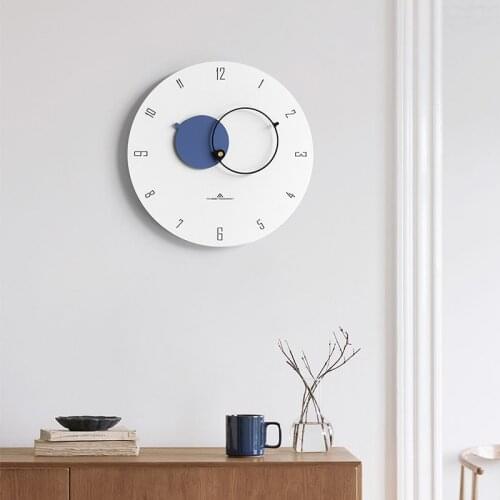 Nordic light luxury clock wall clock living room fashion modern minimalist home personality creative wall decoration style