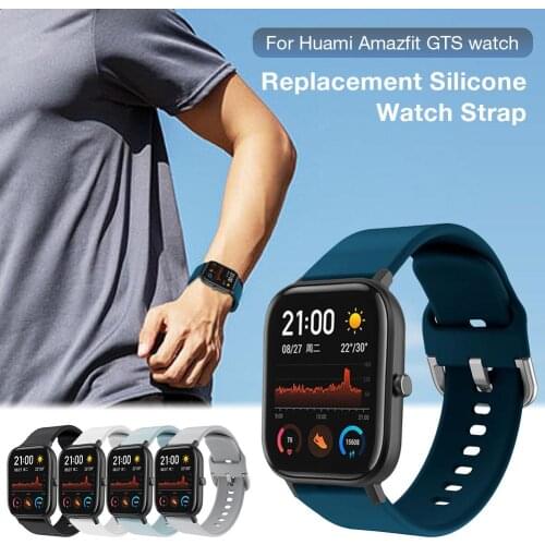 Sport Watch Bands For Huami Amazfit GTS/Amazfit Bip Watch Replacement Wristbands Straps Bracelet Accessory