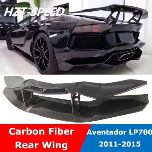 LP700 Carbon Fiber SV Rear Roof Wing Trunk Spoiler For Lamborghini Aventador LP750 LP720 2011-2015