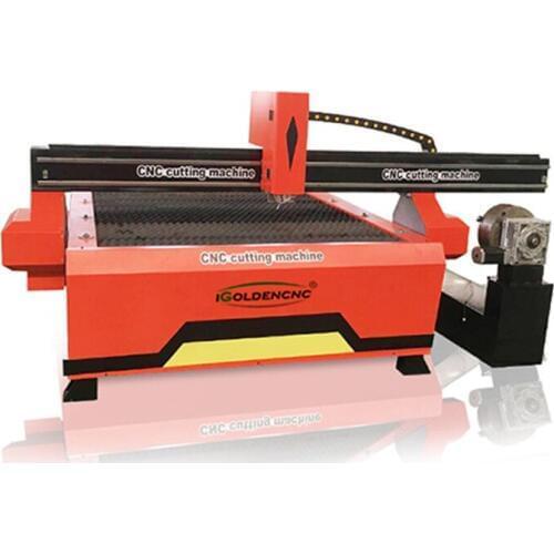 Hot sale 1300x2500mm plasma metal cnc cutting machine for sheet and pipe