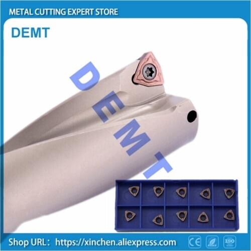 WC series U drill,13-20.5mm 3D depth 1pcs + 10pcs insert,fast drill,for Each brand WC series blade,Mechanical lathe,CNC drill