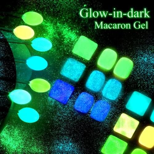 BORN PRETTY Neon Gel Nail Polish 6ml Fluorescence Varnish Semi-Permanent Glitter Soak Off UV Gel Base Top Coat Nail Art Design