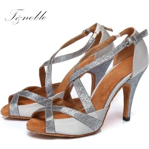 Women Latin Dance Shoes Salsa Dancing Shoes Heeled For Girls Ladies 5-10cm