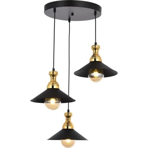 Eray Lighting ERY 3729-23-03 Yellow Black 3 pcs Chandelier