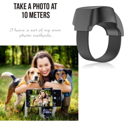 Bluetooth Control Ring Selfie Lithium Battery Rechargeable Free-hands Remote Control Ring Sensitive Without Delay Free-hands