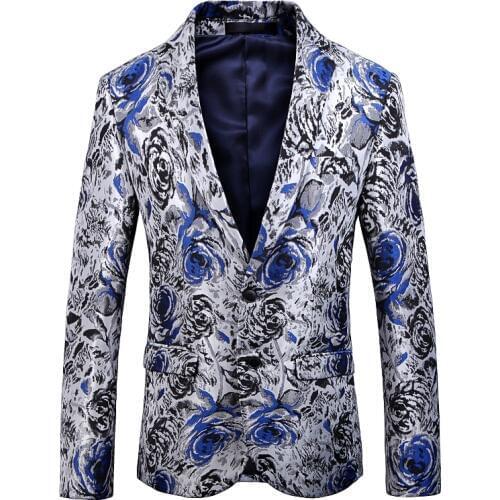 Big yards] Blazers men of new fund of 2019 autumn winters cross-border electricity business suit dress D219-1909 - P165