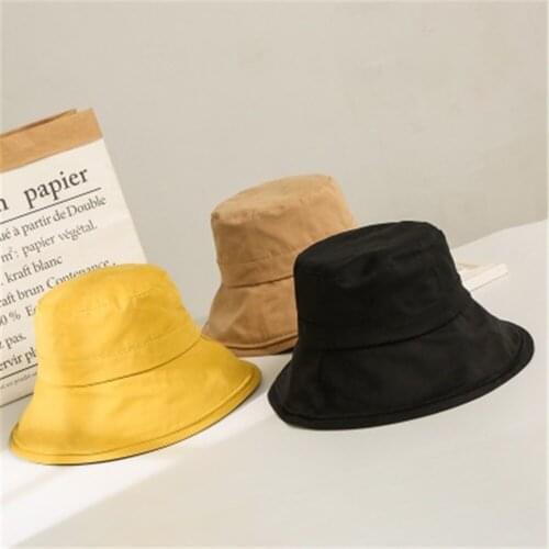 Japanese big-brimmed hat fisherman hat ascetic woman spring and Summer Sun Block hat mens casual foldable Sun Basin Hat WS-2501