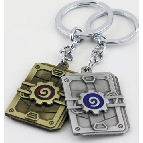 Game Trinket Key Chain Stone Legend Book Logo Pendant Keyrings Metal Keyholder Unisex Keychain Chaveiro Souvenirs