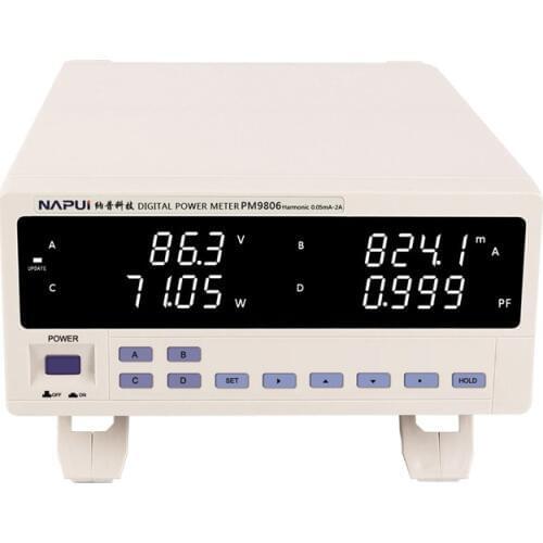 Fast arrival PM9806 NEW BRAND AC Voltage Current Power Factor & Power Meter harmonic type 300V.2A