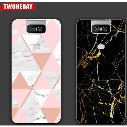 Phone Case For Asus ZenFone 6 Cover ZS630KL Silicone Soft TPU For Asus ZenFone 6 ZS630KL Case Cover 3D Patterned 6.3"