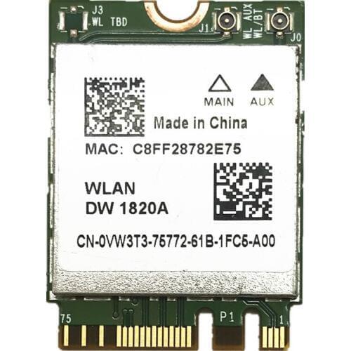 For Broadcom BCM94350ZAE DW1820A 802.11AC 867Mbps NGFF Bluetooth 4.1 Wireless Card Less than DW1560