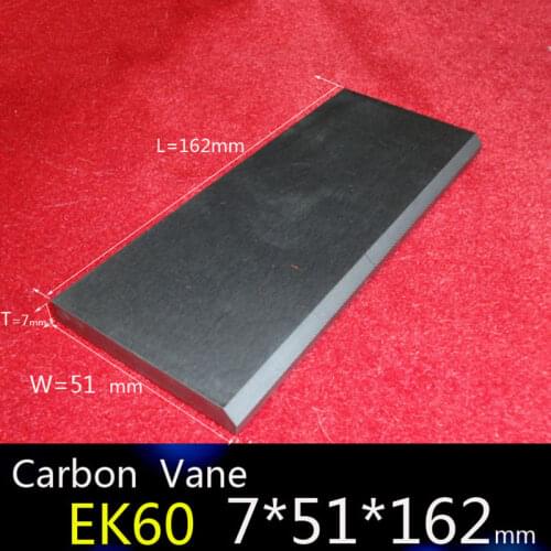 EK60 7*51*162MM vacuum pump carbon vanes graphite vane,carbon plate