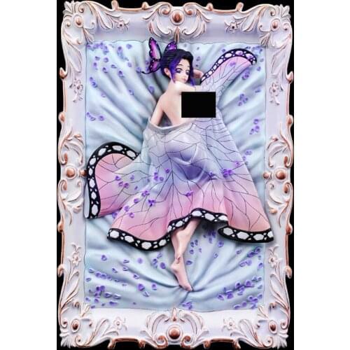 Spot Demon Slayer [Yihong] Local Worm Column Butterfly Ninja Stereo Frame GK Limited Statue Figure