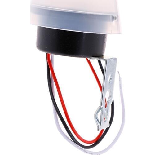 1pc 10A Automatic Auto On Off Photocell Street Light Switch DC AC Photo Control Sensor