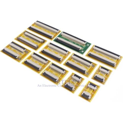 20 pcs Flexible Flat Cable FFC FPC Extension PCB Pitch 0.5 mm 6 8 10 12 14 16 20 22 24 26 30 32 36 40 45 50 54 60 68 80 Pin