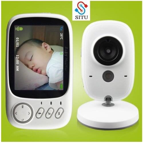 VB603 Wireless Video Color Baby Monitor 3.2 Inch High Resolution Night Vision Temperature Monitoring Baby Nanny Security Camera