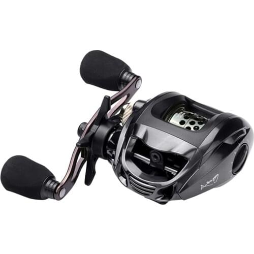 LINNWL High Quality Fishing Reel Magnetic Brake System 6.3:1 Profession Shallow Spool Baitcasting Reel Saltwater Carp Fishing