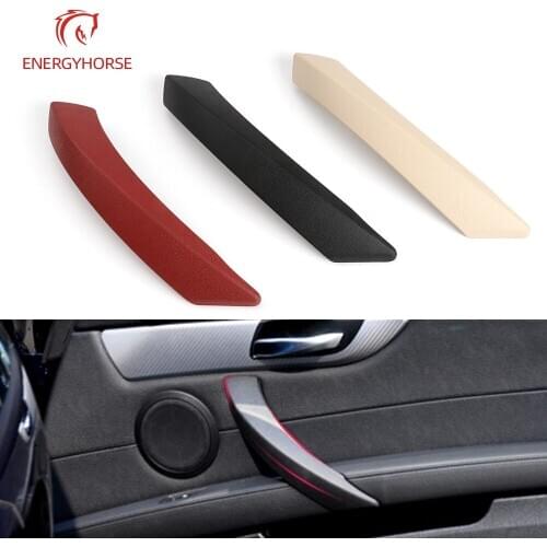 LHD Red Black Beige Car Interior Passenger Door Pull Handle Cover Trim Replacement For BMW Z4 E89 51419186731