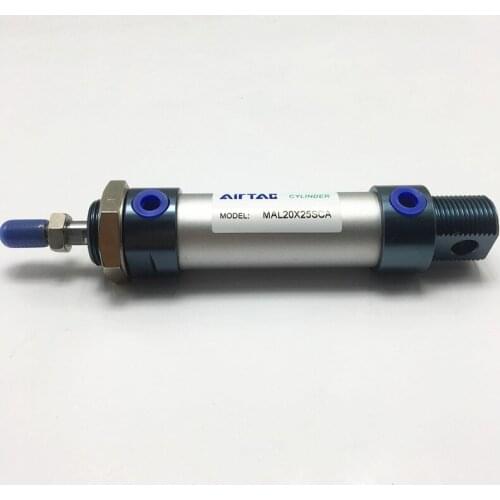 MAL20X25SCA MAL20X50SCA MAL20X75SCA MAL20X100SCA mini-cylinder aluminum barrel MAL series Pneumatic components