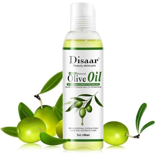 Natural Olive Oil Body Face Massage Essential Oil 100ml Moisturizing Whitening Improve Sleep Relaxation Oil Control Skin Care