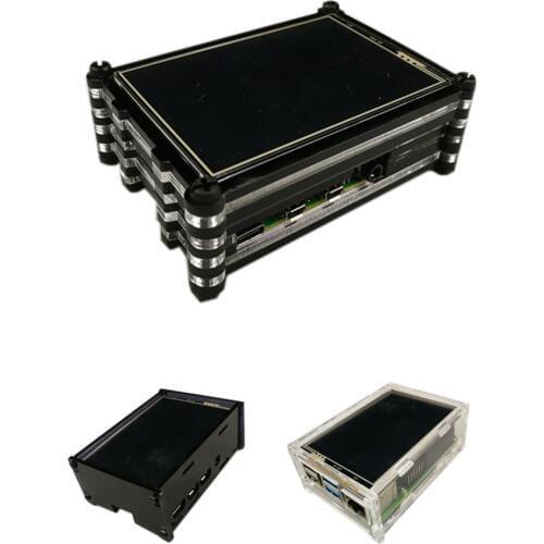 New 3.5 Inch LCD Touch Screen Display w/ Case Heatsink for Raspberry Pi 4 Model B