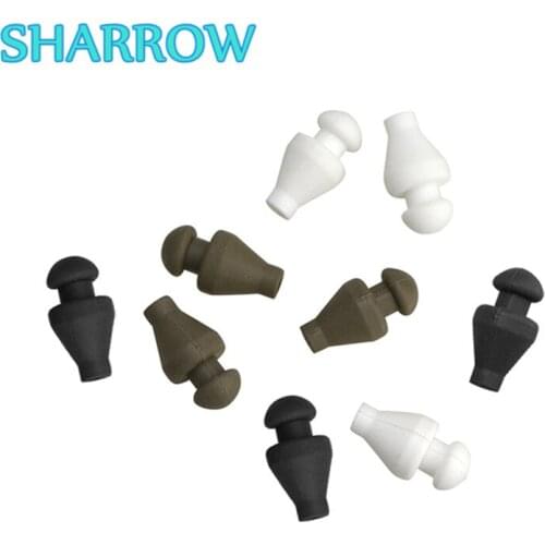 12/24pcs Rubber Arrowhead Safety Broadhead Blunt Arrow Tip Point Fit 6mm Arrow Shaft For Shooting Practice Archery Accessories