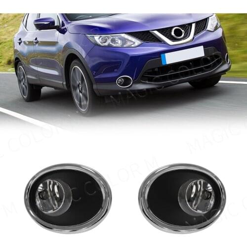 Driving Light Front Bumper Car Fog Lamp for Nissan J11 QASHQAI ROGUE 2015 2016 2017 Outside Housing Cover Switch Harness
