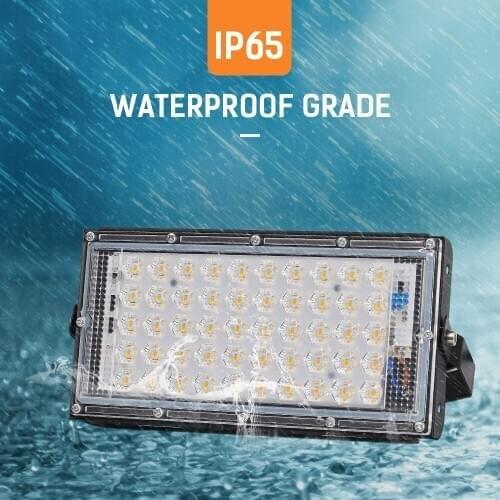 Outdoor Waterproof Flood Light Alligator Clip Projector DC12V 50W LED Flood Light Xtra Bright Camping Lamp Night Market Lights
