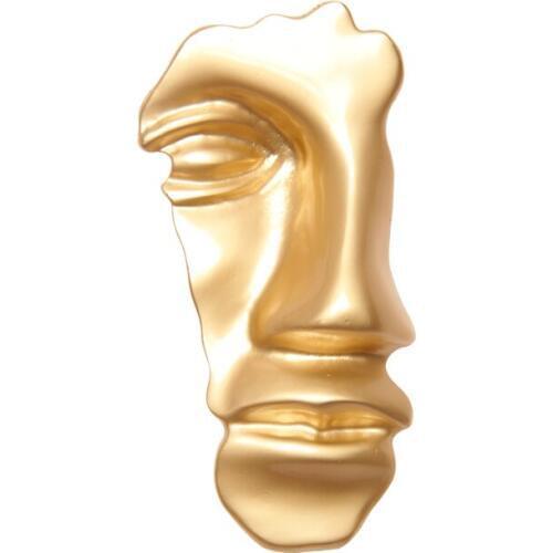 New Design Baroque Vintage Brooches for Women Fashion Retro Face Brooches Pin Wedding Coat Accessories Best Gift