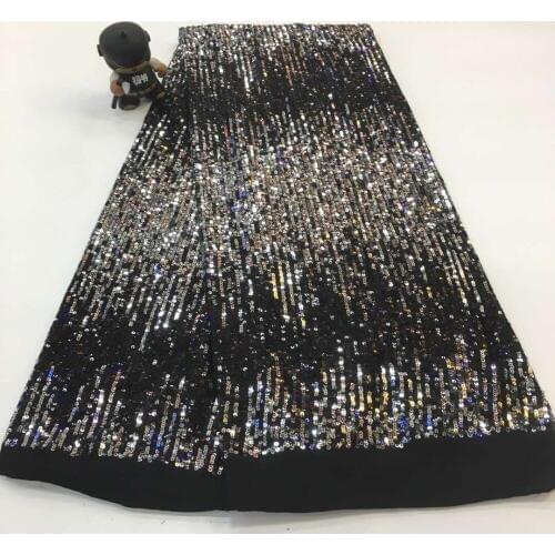 SYJ-226 soft tulle mesh lace for wedding dress lovely embroidery net lace with sequins