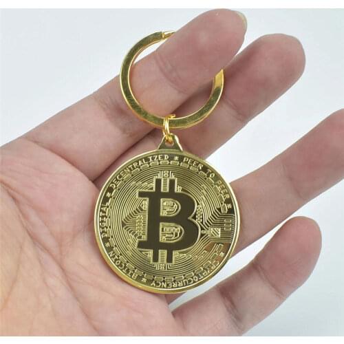 Gold/Silver Plated Bitcoin Collectible copy Coin Pirate Treasure Coins Props Toys For Halloween Party Cosplay Non-currency