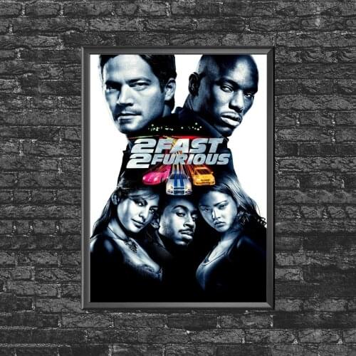 2 Fast 2 Furious Classic Movie Canvas Poster Home Wall Painting Decoration (No Frame)