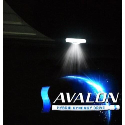 2PCS LED Car Door Light Emblem Logo Projector Luces Compatible For AVALON 2005 - 2021 courtesy Welcome Lights Atmosphere Lamps