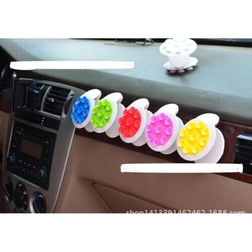 2017 360 degree rotation of small house lizard car bracket silicone double-sided suction cup Universal mobile phone tablet