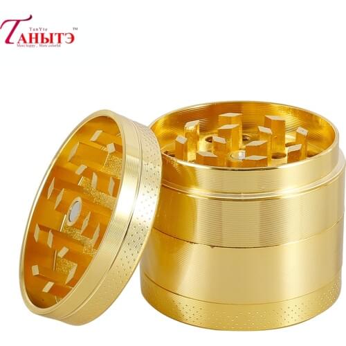 40mm 4-Layer Grinder Weed Crusher Smoking Accessories Spice Grass Tobacco Herb Grinder Metal Mill Machine DIY Cigarette Tools