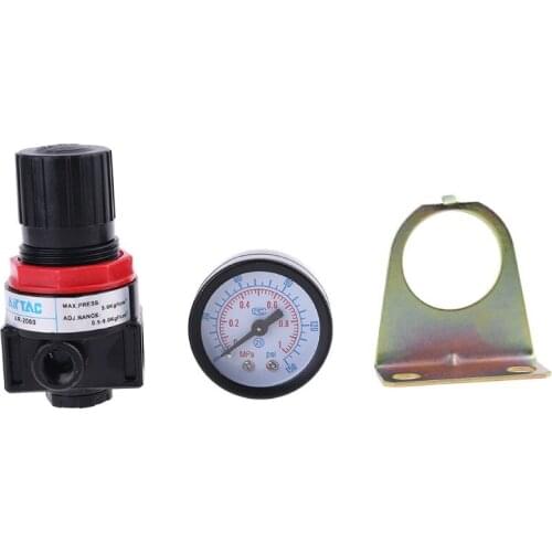 AR-2000 G1/4'' Pneumatic Mini Air Pressure Regulator Control Compressor B85C