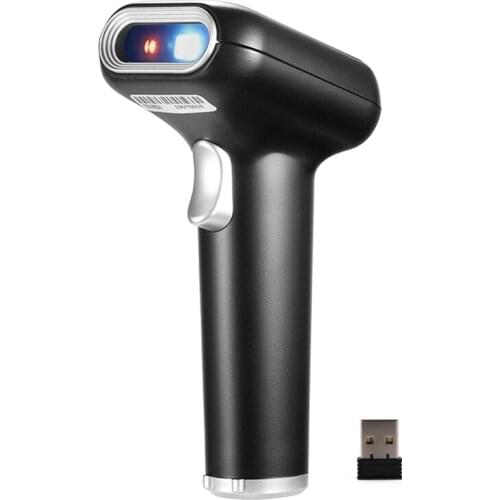 2.4G 200 Feet Transmission Distance Rechargeable Battery 1D/2D Wireless Barcode Scanner WHS26