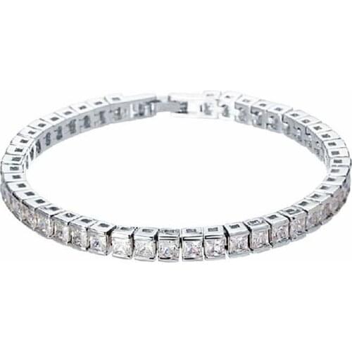Bracelet length 18CM square 3mm CZ Bracelets