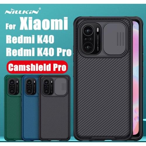 For Xiaomi Redmi K40 K40 Pro+ Plus NILLKIN original Xiaomi Redmi K40 Pro Plus Lens Protection Case CamShield Slide