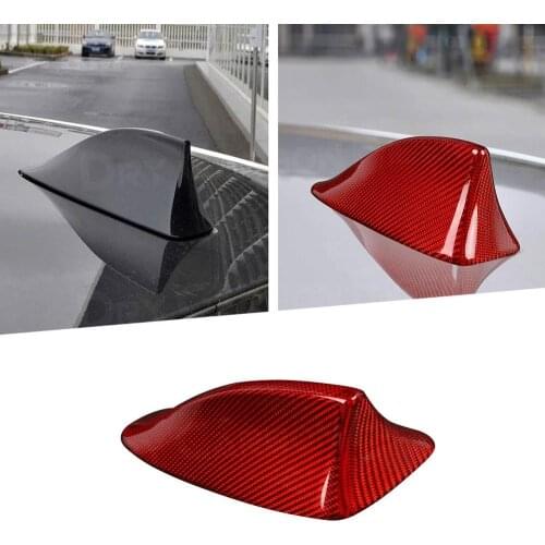 Carbon Fiber Car Shark Fin Antenna Cover For BMW 5 Series F11 F18 2011-16 M5 2012-14 For 7 Series F01 F02 2009-14 Styling
